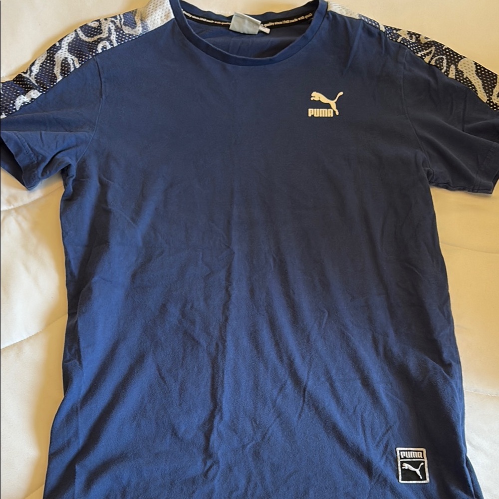 Puma Men's Blue T-Shirt
